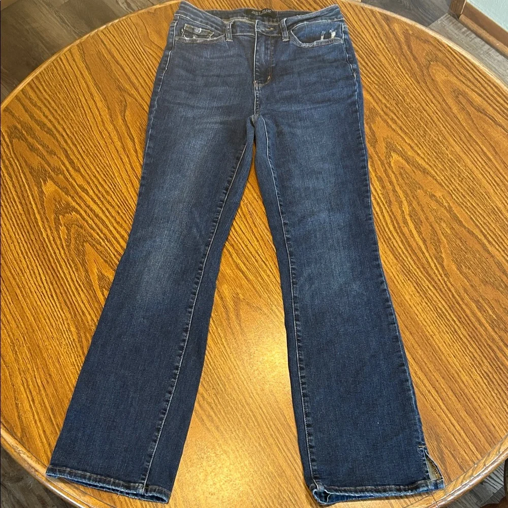 Judy Blue Slim Bootcut Fit High Rise Jeans JB88290 Size 7/28 - Picture 2 of 9